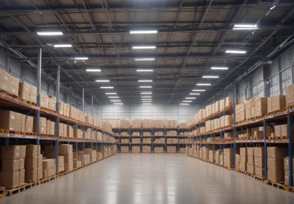 Характеристики и применение промышленных LED светильников на складах и в производственных помещениях
