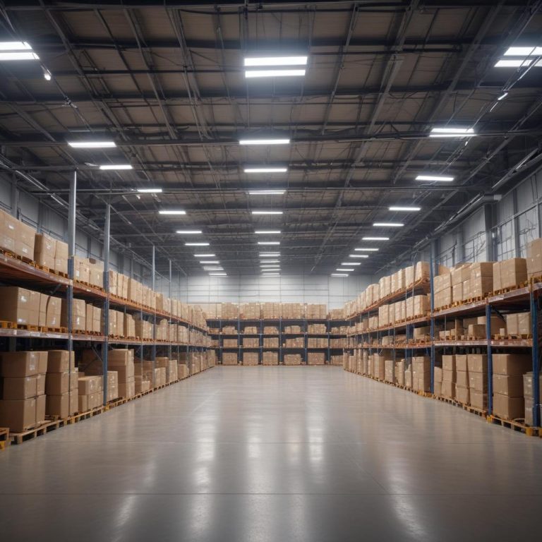 Характеристики и применение промышленных LED светильников на складах и в производственных помещениях